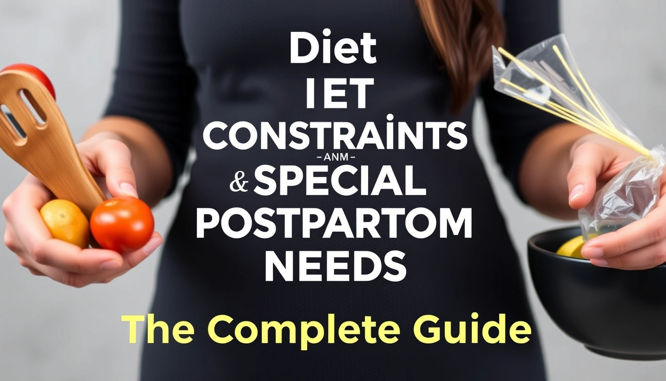 Diet constraints and special postpartum needs — The Complete Guide Diet constraints and special postpartum needs — The Complete Guide