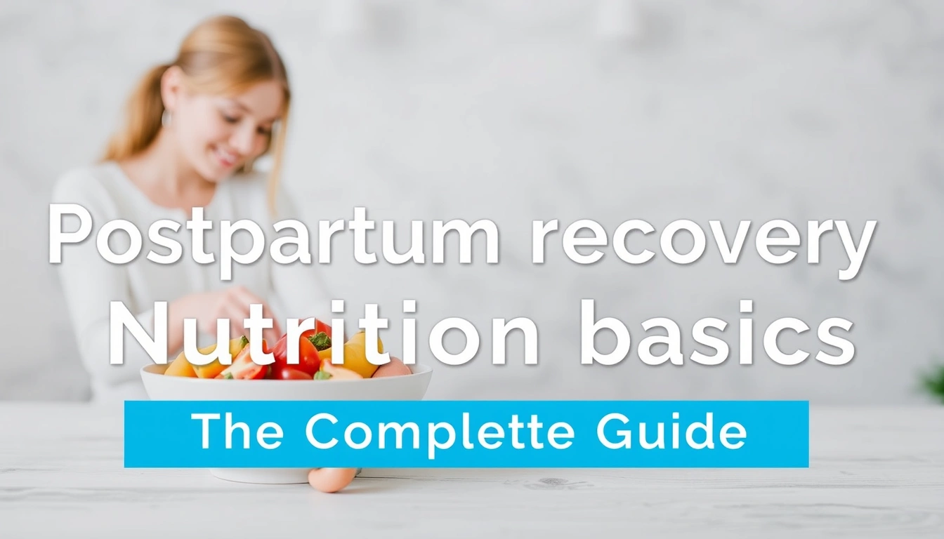 Postpartum recovery nutrition basics — The Complete Guide Postpartum recovery nutrition basics — The Complete Guide