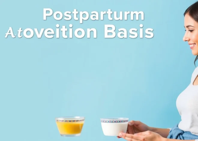 Postpartum Recovery Nutrition Basics — The Complete Guide