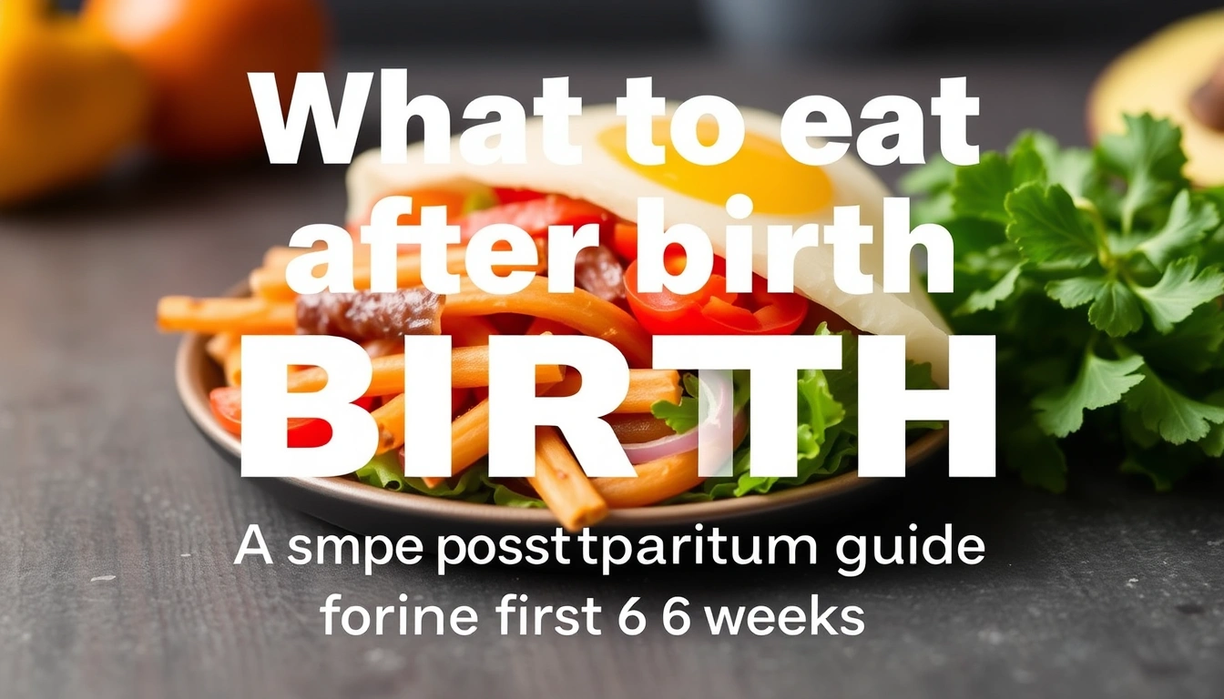 What to eat after birth: a simple postpartum nutrition guide for the first 6 weeks What to eat after birth: a simple postpartum nutrition guide for the first 6 weeks